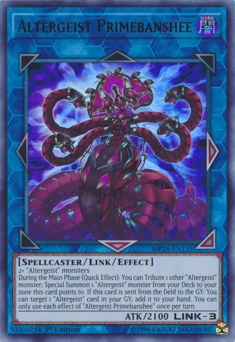 Altergeist Primebanshee [MP18-EN135] Ultra Rare (ONLINE ORDER ONLY)