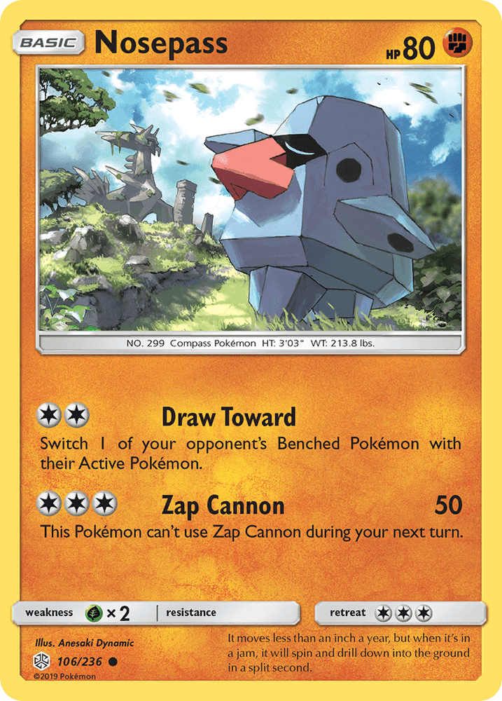 Nosepass (106/236) [Sun & Moon: Cosmic Eclipse] (Online Only)