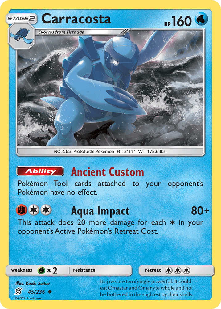 Carracosta (45/236) [Sun & Moon: Unified Minds] (Online Only)