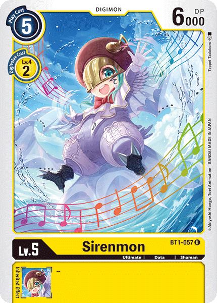 Sirenmon [BT1-057] [Release Special Booster Ver.1.0] (ONLINE ORDER ONLY)