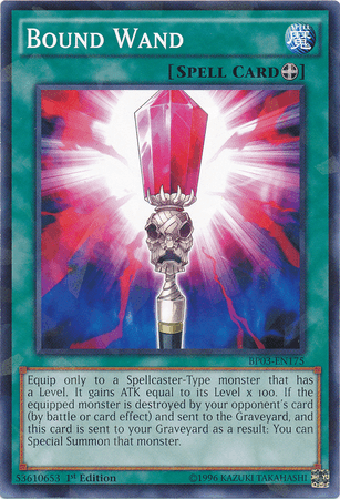 Bound Wand [BP03-EN175] Shatterfoil Rare (ONLINE ORDER ONLY)