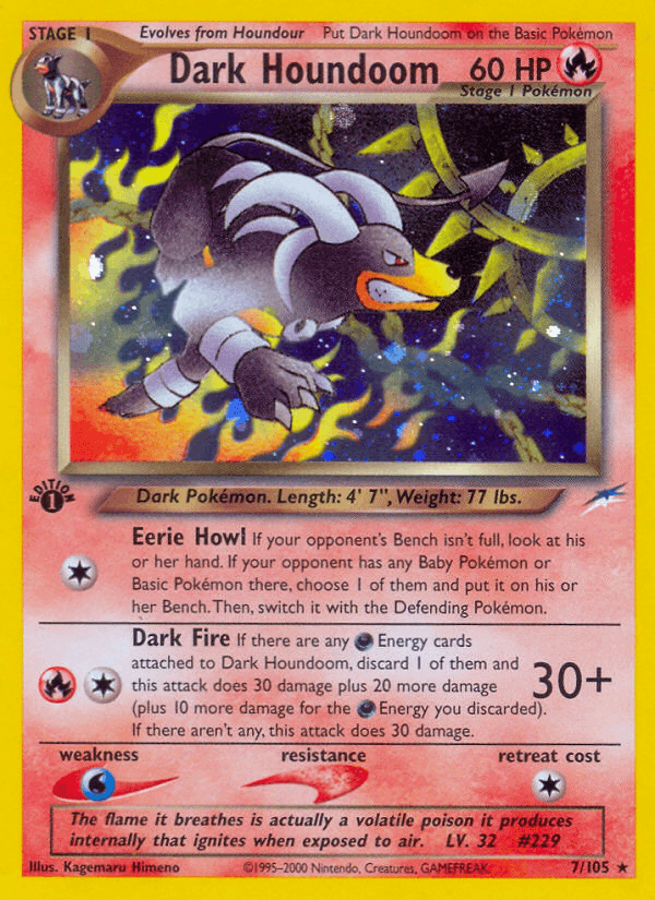 Dark Houndoom (7/105) [Neo Destiny 1st Edition] (Online Only)