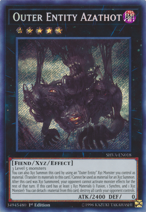 Outer Entity Azathot [SHVA-EN018] Secret Rare (ONLINE ORDER ONLY)