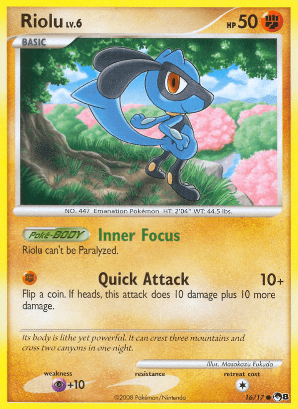 Riolu (16/17) [POP Series 8] (Online Only)