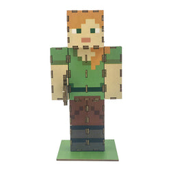 IncrediBuilds: Minecraft: Alex 3D Wood Model Kit (ONLINE ORDER ONLY)