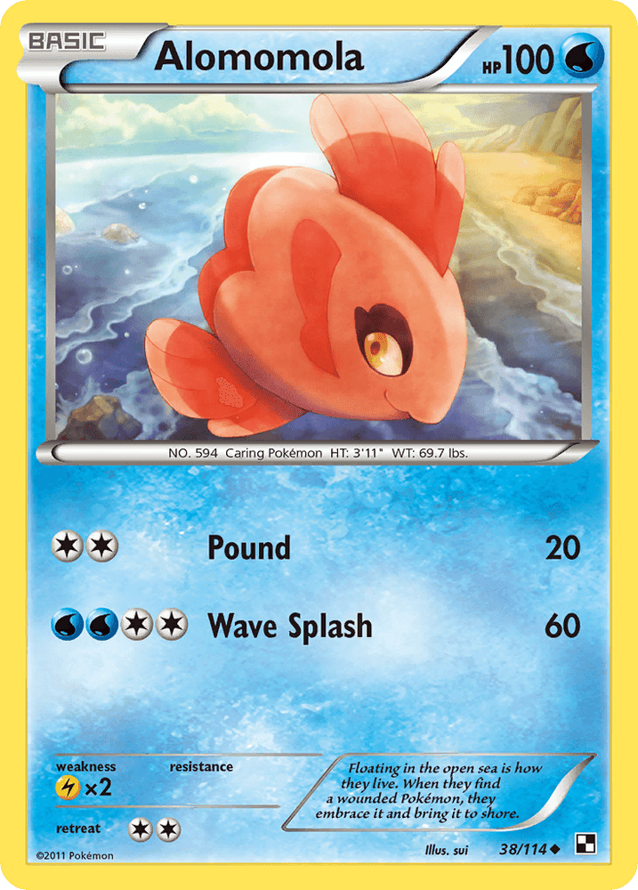Alomomola (38/114) [Black & White: Base Set] (Online Only)