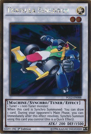 Formula Synchron [PGL2-EN088] Gold Rare (ONLINE ORDER ONLY)