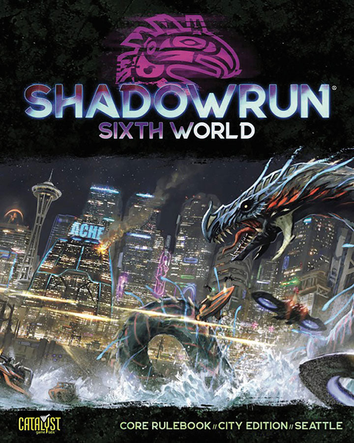 Shadowrun RPG: 6th Edition Core Rulebook - Seattle Edition (ONLINE ORDER ONLY)