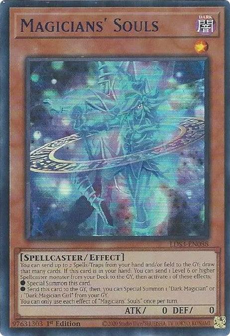 Magicians' Souls (Blue) [LDS3-EN088] Ultra Rare (ONLINE ORDER ONLY)