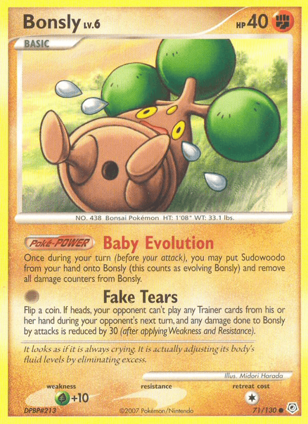 Bonsly (71/130) [Diamond & Pearl: Base Set] (Online Only)
