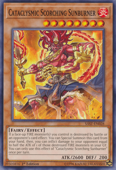 Cataclysmic Scorching Sunburner [SAST-EN028] Common (ONLINE ORDER ONLY)