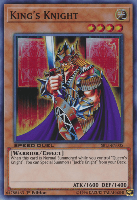 King's Knight [SBLS-EN005] Super Rare (ONLINE ORDER ONLY)