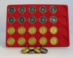 Checkers - Metal Florentine Checkers (ONLINE ORDER ONLY)