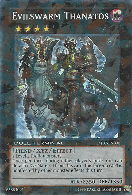 Evilswarm Thanatos [DT07-EN090] Super Rare (ONLINE ORDER ONLY)