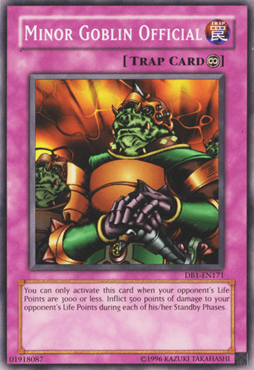 Minor Goblin Official [DB1-EN171] Common (ONLINE ORDER ONLY)