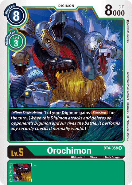 Orochimon [BT4-058] [Great Legend] (ONLINE ORDER ONLY)