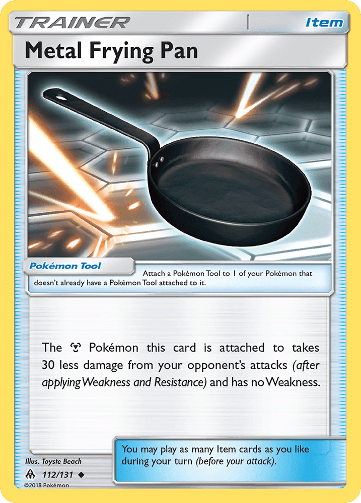 Metal Frying Pan (112/131) [Sun & Moon: Forbidden Light] (Online Only)