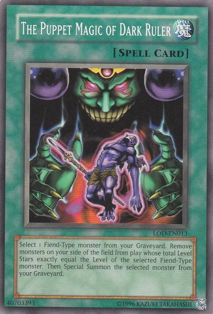 The Puppet Magic of Dark Ruler [LOD-EN013] Common (ONLINE ORDER ONLY)