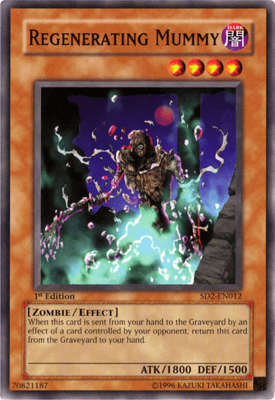 Regenerating Mummy [SD2-EN012] Common (ONLINE ORDER ONLY)