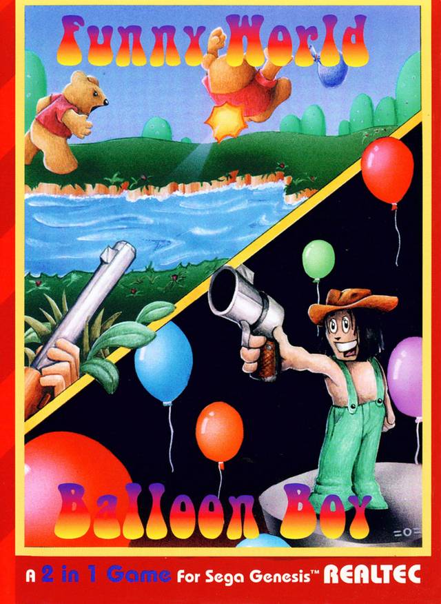 Funny World & Balloon Boy (Sega Genesis) (ONLINE ORDER ONLY)
