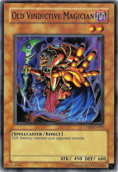 Old Vindictive Magician [CP06-EN003] Super Rare (ONLINE ORDER ONLY)