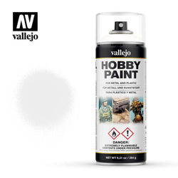 Vallejo - Primer: Hobby Paint- Basic- Aerosol- White, 400 ml. (Online Order Only)
