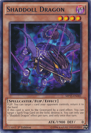 Shaddoll Dragon [MP15-EN081] Rare (ONLINE ORDER ONLY)