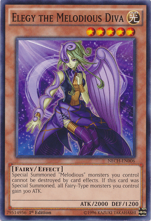 Elegy the Melodious Diva [NECH-EN006] Common (ONLINE ORDER ONLY)