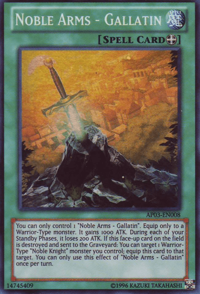 Noble Arms - Gallatin [AP03-EN008] Super Rare (ONLINE ORDER ONLY)