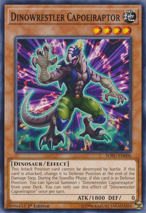 Dinowrestler Capoeiraptor [SOFU-EN006] Common (ONLINE ORDER ONLY)