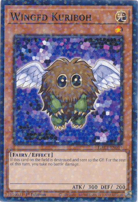 Winged Kuriboh (Duel Terminal) [HAC1-EN013] Common (ONLINE ORDER ONLY)