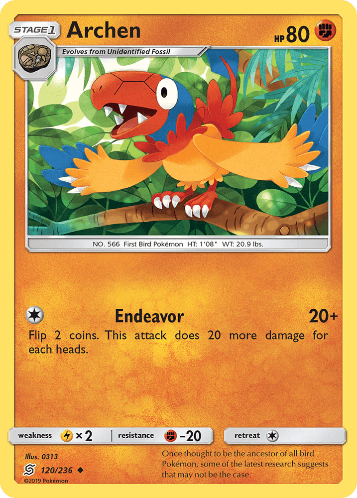 Archen (120/236) [Sun & Moon: Unified Minds] (Online Only)