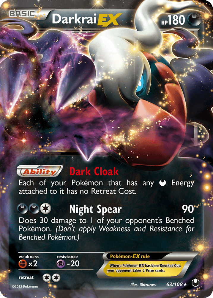 Darkrai EX (63/108) [Black & White: Dark Explorers] (Online Only)