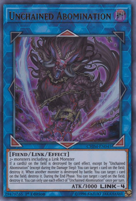 Unchained Abomination [CHIM-EN045] Ultra Rare (ONLINE ORDER ONLY)
