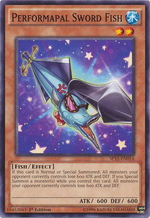 Performapal Sword Fish [SP15-EN014] Common (ONLINE ORDER ONLY)
