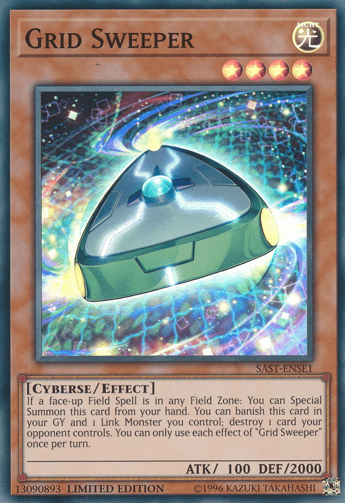 Grid Sweeper [SAST-ENSE1] Super Rare (ONLINE ORDER ONLY)