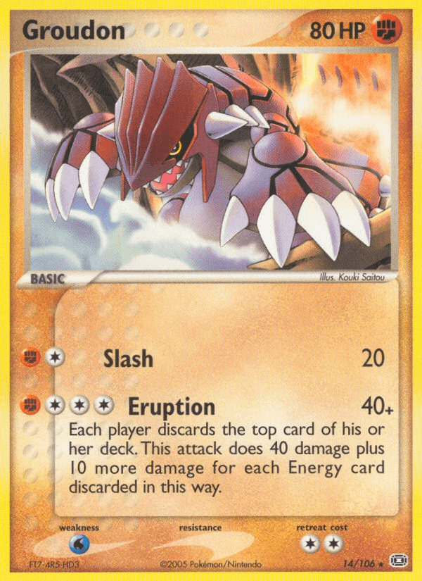 Groudon (14/106) [EX: Emerald] (Online Only)