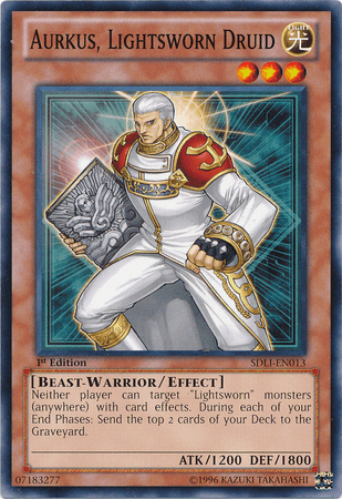 Aurkus, Lightsworn Druid [SDLI-EN013] Common (ONLINE ORDER ONLY)