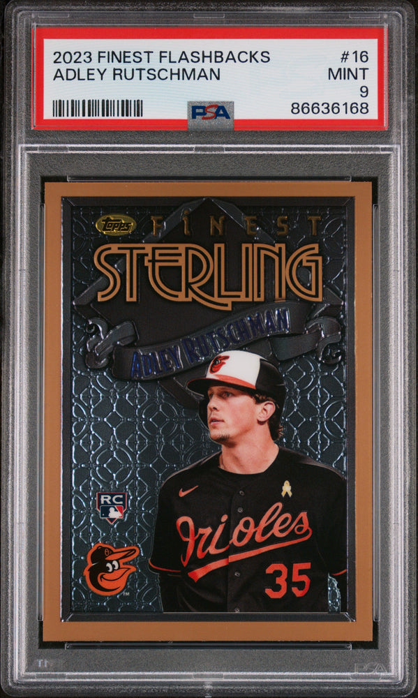 2023 TOPPS FINEST FLASHBACKS ADLEY RUTSCHMAN  #16 - PSA 9 (Online Order Only)