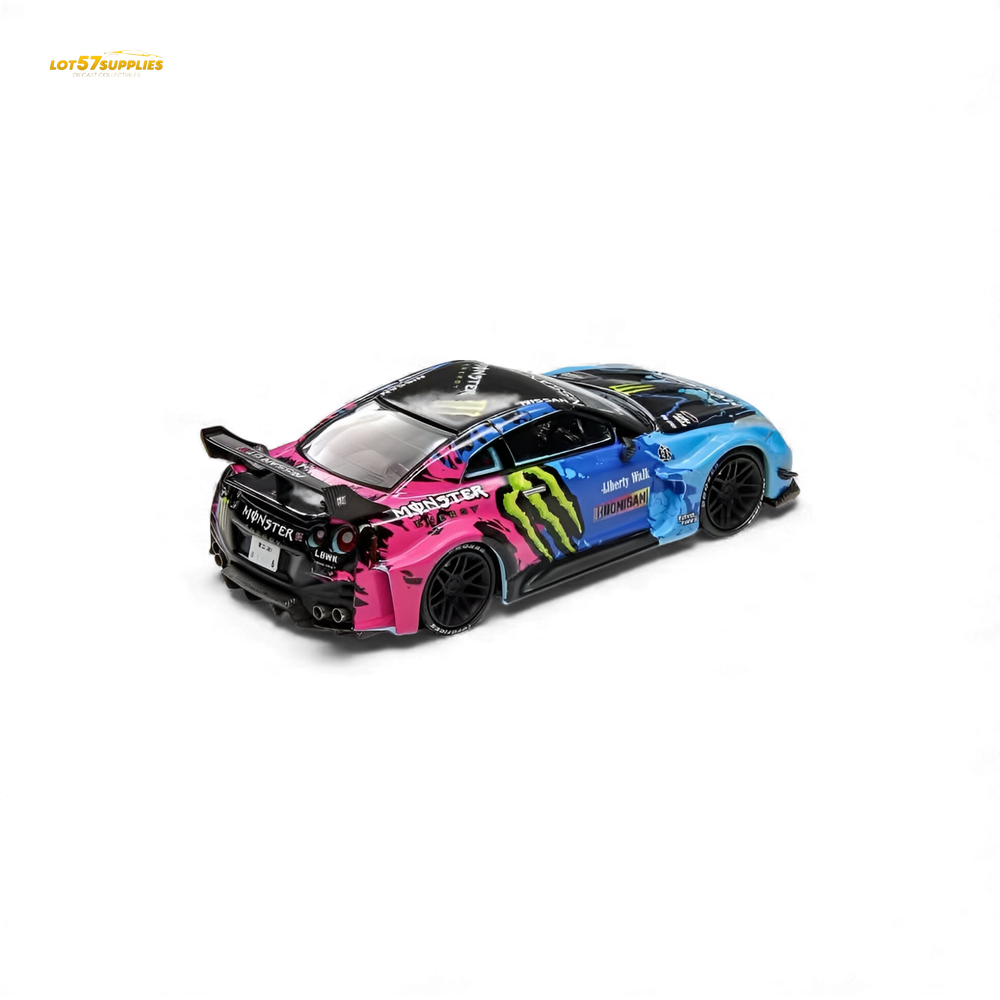 (Pre-Order) Demon King Auto GT-R R35 LBWK Wide-Body - Monster Livery 1:64 (ONLINE ORDER ONLY)
