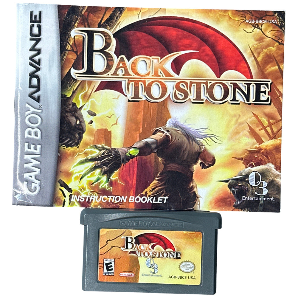 Back to Stone - GameBoy Advance (ONLINE ORDER ONLY)