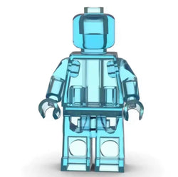 Set of 12 Transparent Minifigures – Clear Minifigs (Adult Builds & Display-Grade) (ONLINE ORDER ONLY)