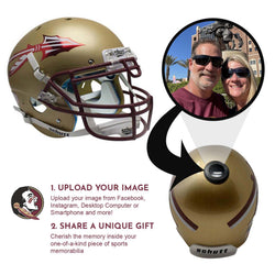 Florida State Seminoles College Football Collectible Mini Helmet - Picture Inside - FANZ Collectibles (Online Order Only) (ONLINE ORDER ONLY)