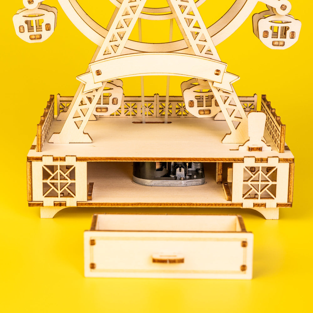 DIY Wooden Ferris Wheel Music Box Kit (ONLINE ORDER ONLY)