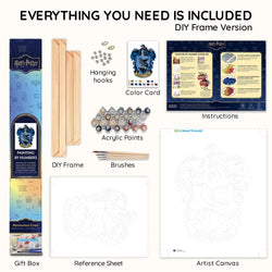 Ravenclaw Crest - Paint By Numbers Kit (ONLINE ORDER ONLY)