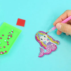 Adorable Keychains Diamond Art Kit – Mermaid (Set of 15) (ONLINE ORDER ONLY)