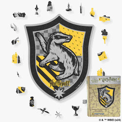 Harry Potter - Hufflepuff Crest - House Prides Wooden Jigsaw Puzzle (Online Order Only)