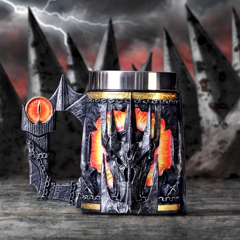 Lord of the Rings Sauron Sculpted Stainless Steel Tankard Mug (ONLINE ORDER ONLY)