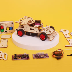 Steering Remote-Controlled Car DIY Kit, Educational STEM Toy (ONLINE ORDER ONLY)
