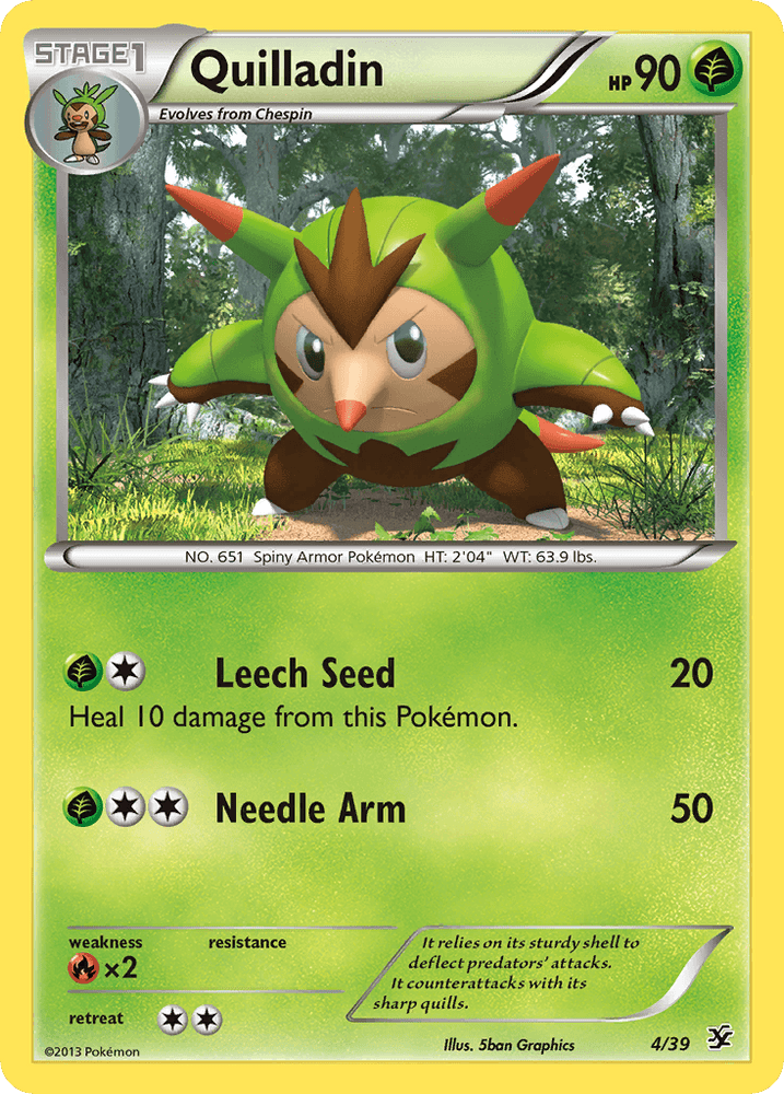 Quilladin (4/39) [XY: Kalos Starter Set] (Online Only)